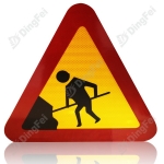 Reflective Aluminum Sign - Aluminum Reflective Traffic Sign for Road Safety Warning